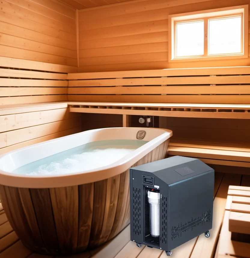 1HP Cold Plunge Ice Bath Chiller 220V Built-in Pump American