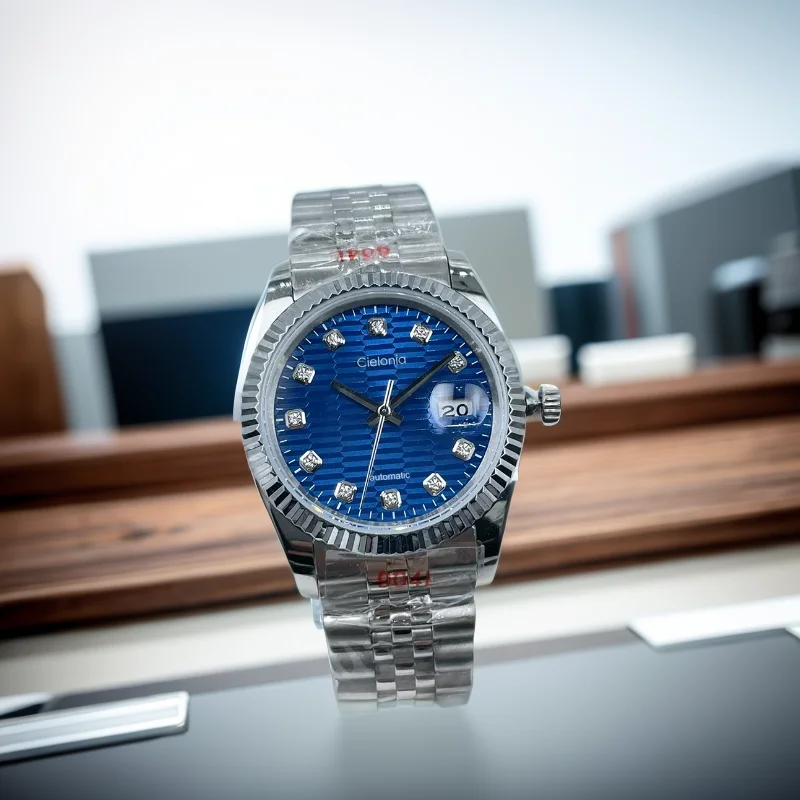 

36MM Mechanical Watches For Men and women, Sapphire Glass and Stainless Steel Wristwatch