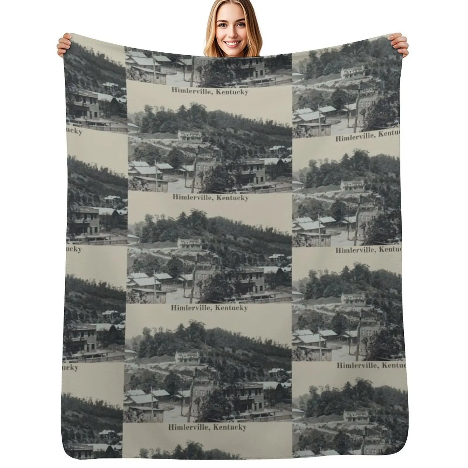 Himlerville, Kentucky Throw Blanket Elegant Warm Throw Blanket for Hotel Home