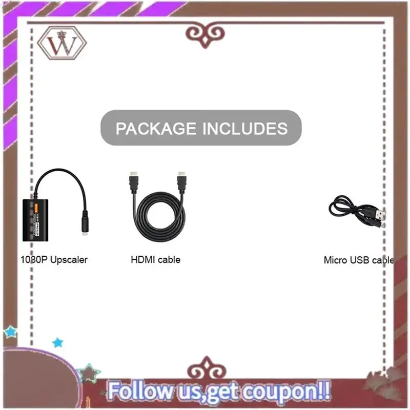 ABBG-For Sega SS Saturn - محول متوافق Saturn 16:9/4:3 محول S-Video 1080P