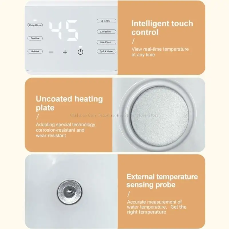 Space Saving Double Bottle Baby Warmer Function Baby Bottle Warmer for Busy Parents & Caregivers