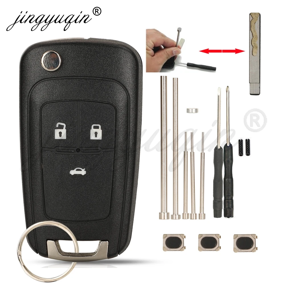 Remote Car Key Shell For GMC Terrain Chevrolet Cruze Epica Lova Camaro Opel Vaushall MERIVA Insignia Astra-J Mokka Buick +TOOL