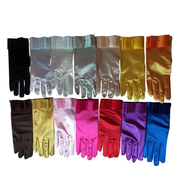 Spitze Kurze Braut Rosa Blau Weiß Rot Handschuhe bowknot Hochzeit Handschuh Für Frauen Mädchen Party Abendkleid Schmuck Braut Zubehör