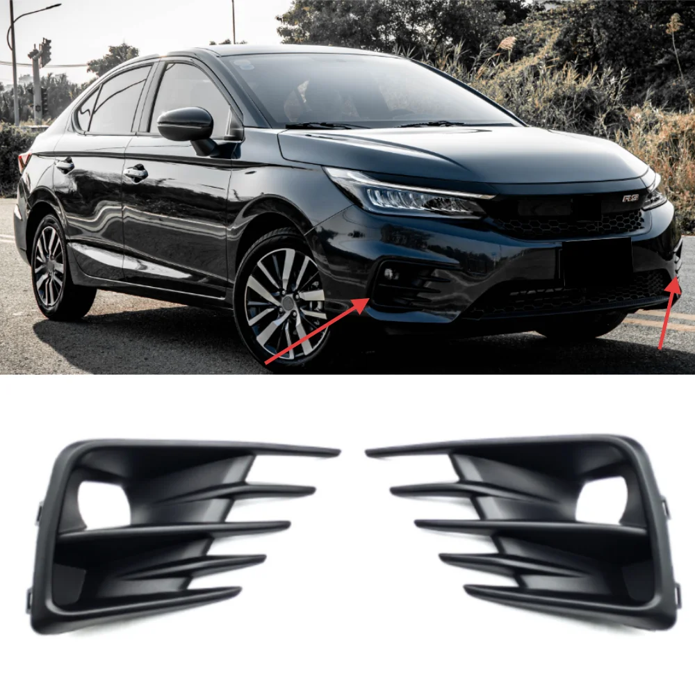 For Honda City RS 2020-2023 car front bumper fog light frame