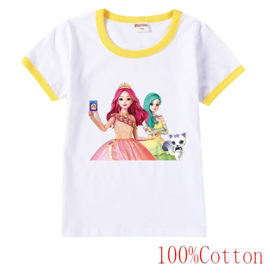 Camisas Korean Anime Secret Jouju T Shirt Kids Cartoon Clothes Baby Girls Funny T-shirt Children 2025 Summer Short Sleeves Tops