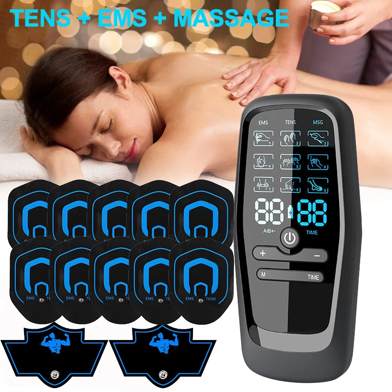 

Electric Muscle Stimulator High-Frequency Physiotherapy Massager TENS Adjustable Massage Device Interferential Electrostimulator