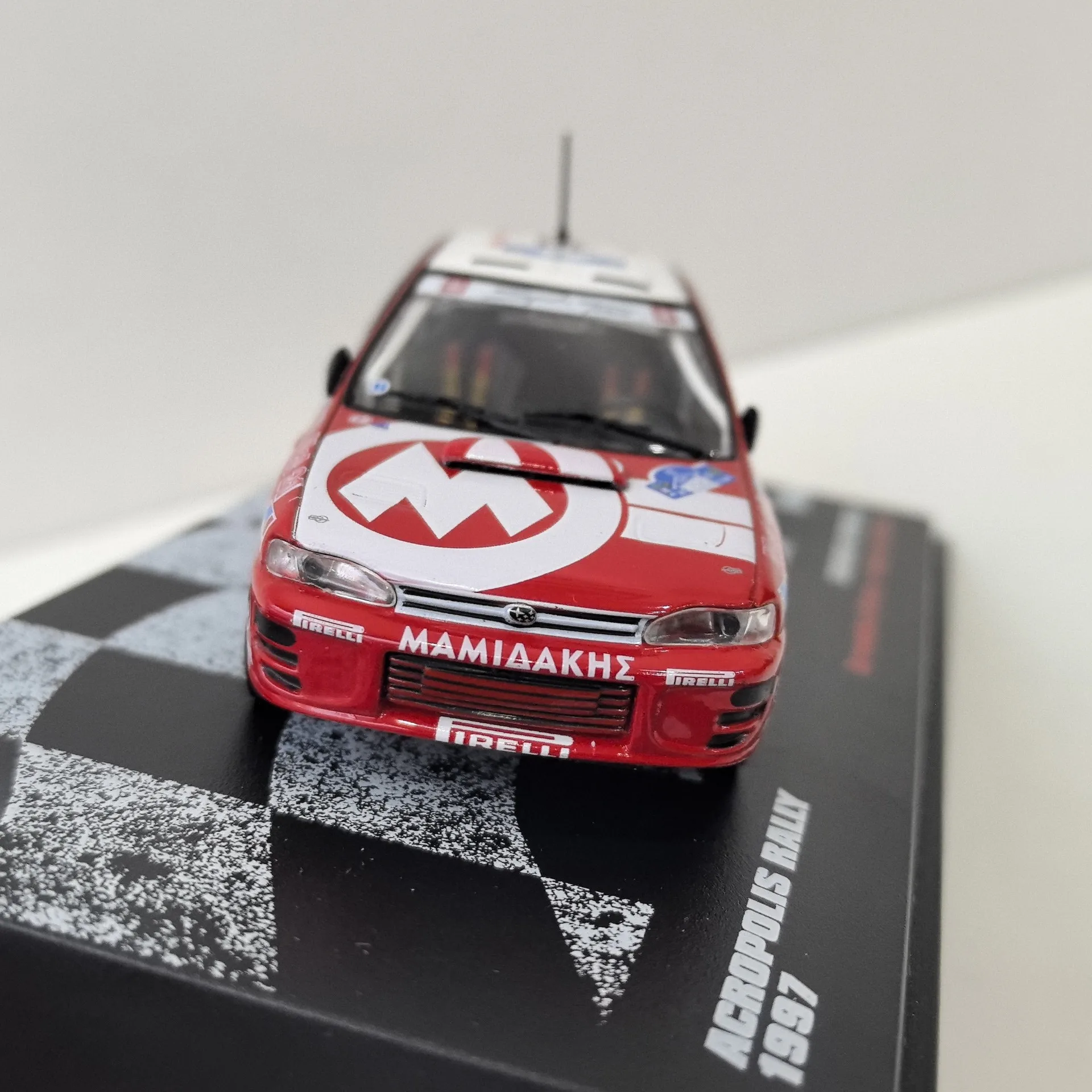 Diecast DEA 1:43 Scale SUBARU IMPREZA #11 WRC 1997 Subaru Racing Alloy Car Model Collectible Toy Gift Souvenir Display Ornament