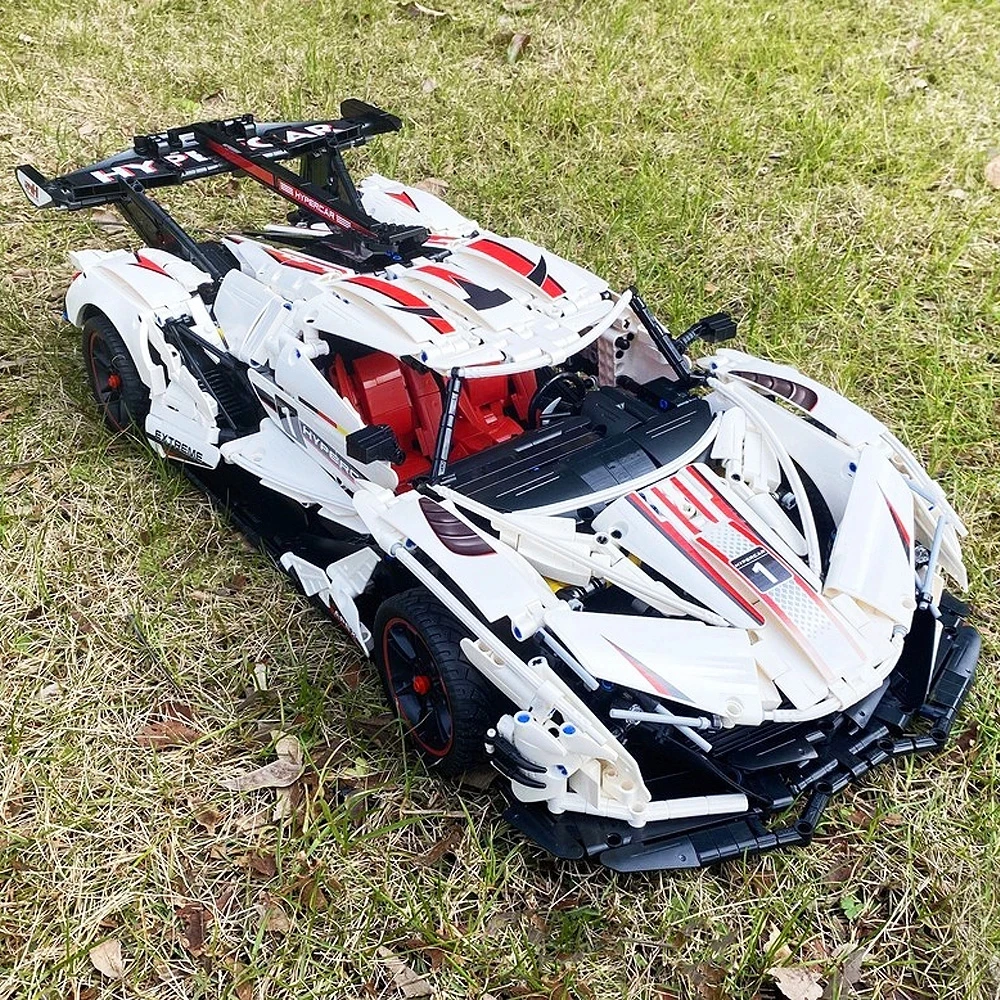 2025 1:8 técnico apollo carro de corrida de controle remoto v12 hypercar blocos de construção cidade rc supercar veículo esportivo tijolos brinquedos do miúdo