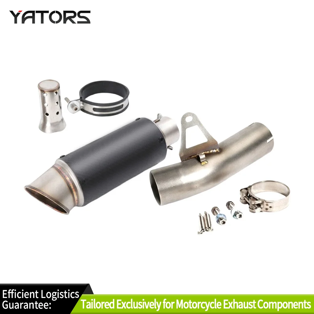 Auspuffsysteme für BMW S1000RR 2015 2016 Mittleres Auspuffrohr 61mm Schalldämpfer Endrohre Carbonfaser-Auspuffrohre – Detail 3