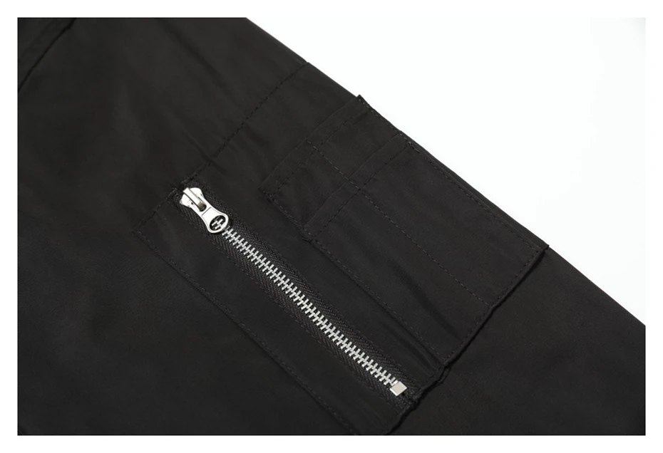 Knitted Splicing Bomber Jacket Mens Streetwear Harajuku Loose Casual Coats Oversized Vintage Fashion Cargo Jacket Male