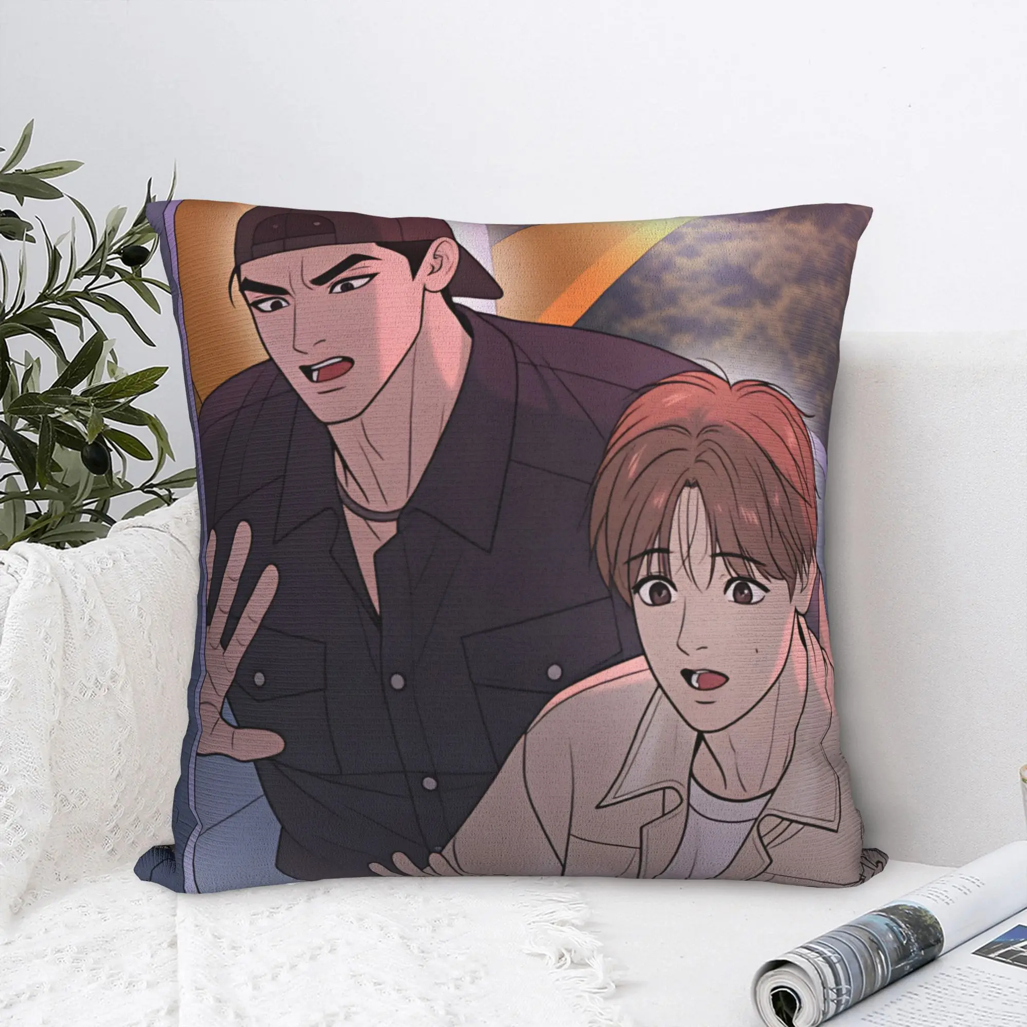 Pillow Cover Bl Manhwa Jinx Joo Jaekyung   Custom Cushion Cover  Novelty Pillow Case For Wedding Party Home Decor Pillowcases