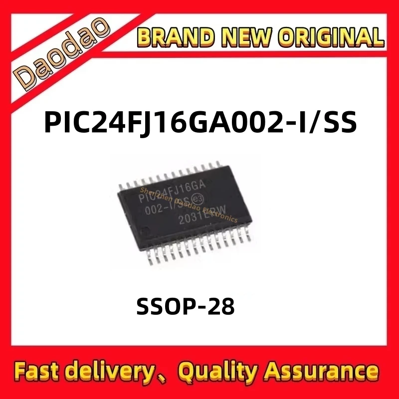 Calidad nuevo PIC24FJ16GA002-I/SS PIC24FJ16GA002-i PIC24FJ16GA002 PIC24FJ16GA PIC24FJ PIC24 IC MCU SOP-28