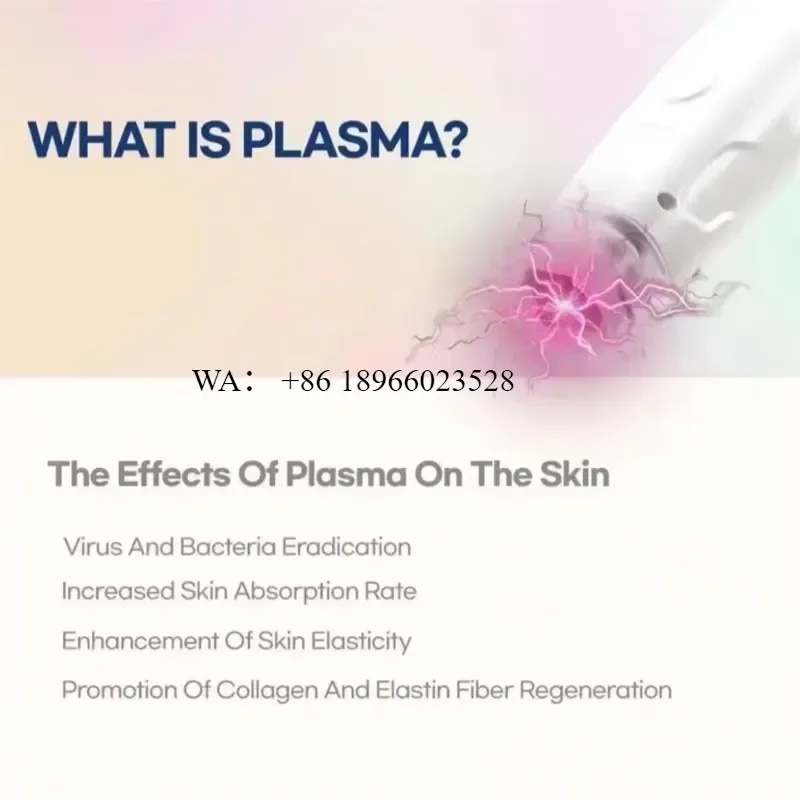 WMWMNU 2026 Latest Innovation Desktop Cold Plasma Device for Face and Eyes Acne Treatment Tone Improvement EU UK Plug