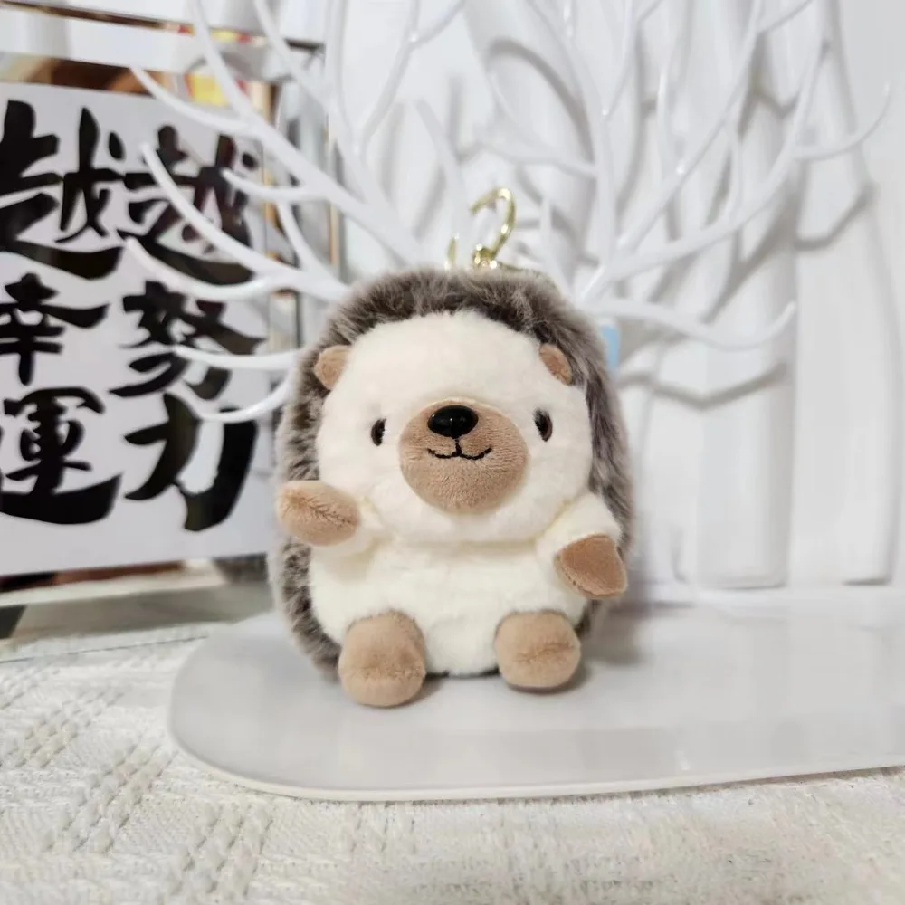 Adorable llavero de erizo pequeño, Mini erizo relleno, colgante de pequeño erizo, llavero de erizo suave y bonito, regalos