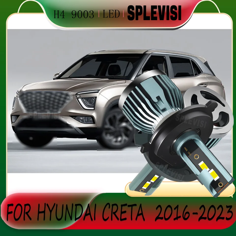 

Очищающее освещение 9003, обновленные светодиодные лампы дальнего и ближнего света для HYUNDAI CRETA 2016 2017 2018 2019 2020 2021 2022 2023