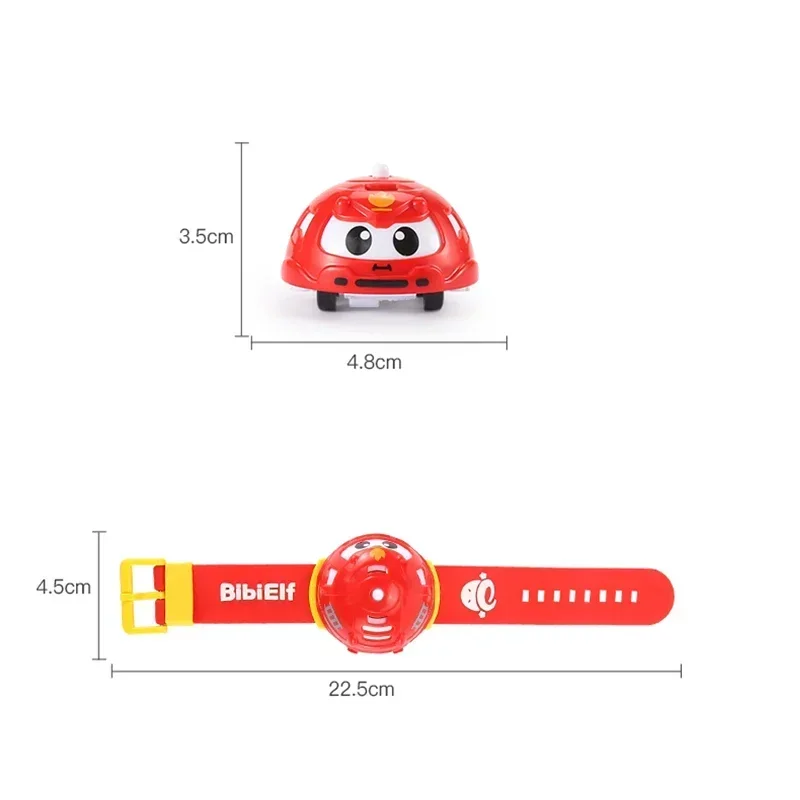 Children‘s Toys Watch Rotation Car Cartoon Fidget Spinner Toy with Inertial Rotation and Battle Function Perfect Gift for Kids