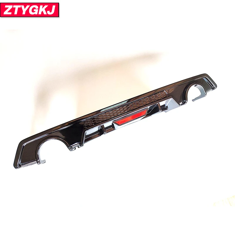 High Quality PP Material Rear Diffuser Bumper Lip For Honda Civic 10TH Sedan 2016-2020