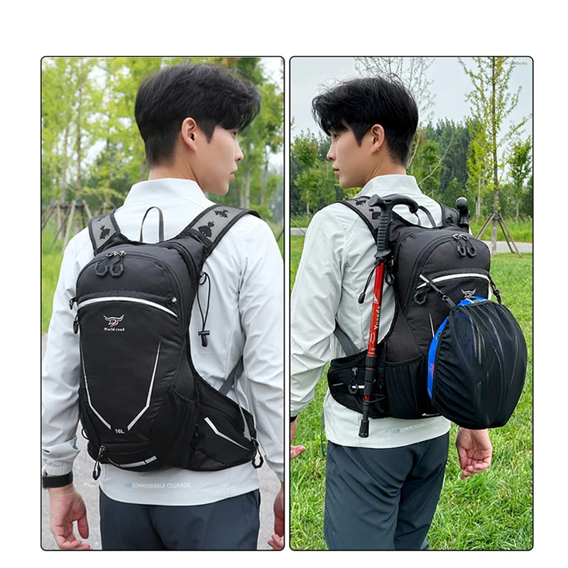 

1 шт. Рюкзак для гидратации 16 л, походный рюкзак, легкий водный рюкзак для кемпинга, езды на велосипеде или повседневного использования для мужчин и женщин