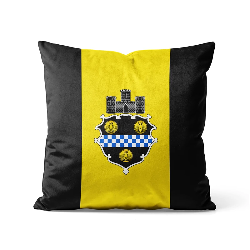 Gaslight Gatekeep Girlboss Pittsburgh Pennsylvania Throw Pillow Covers Cushion Cases Pillowcases for Sofa Home 45cm x 45cm