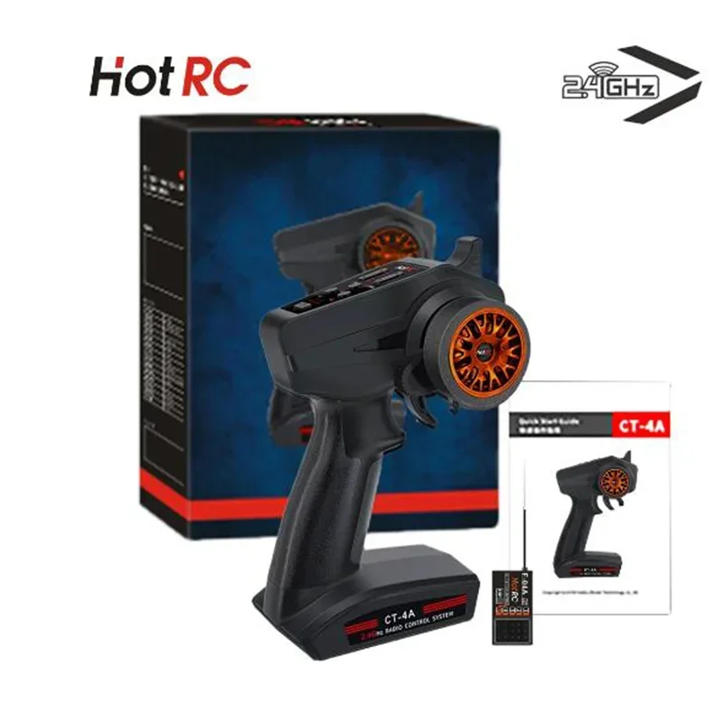 New Hotrc Model With 6-channel And 4-channel Hybrid Control, 2.4g Skip Screen Technology Ct-4a With New Property Rights