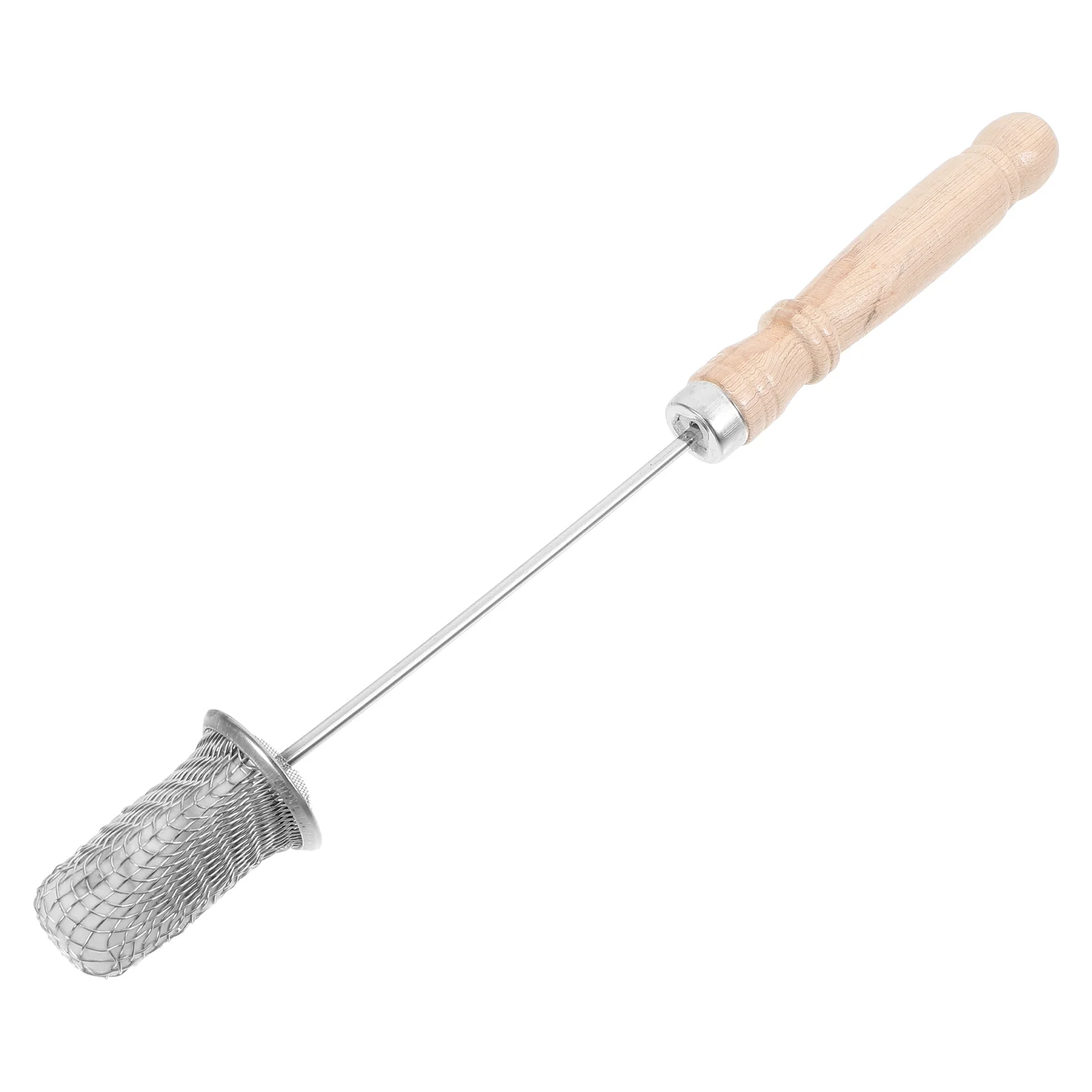 

1pc Fire Cupping Stick Reusable Ignition Rod Wooden Handle Cotton Tip High Temperature Resistant Flame Starter Portable Cupping