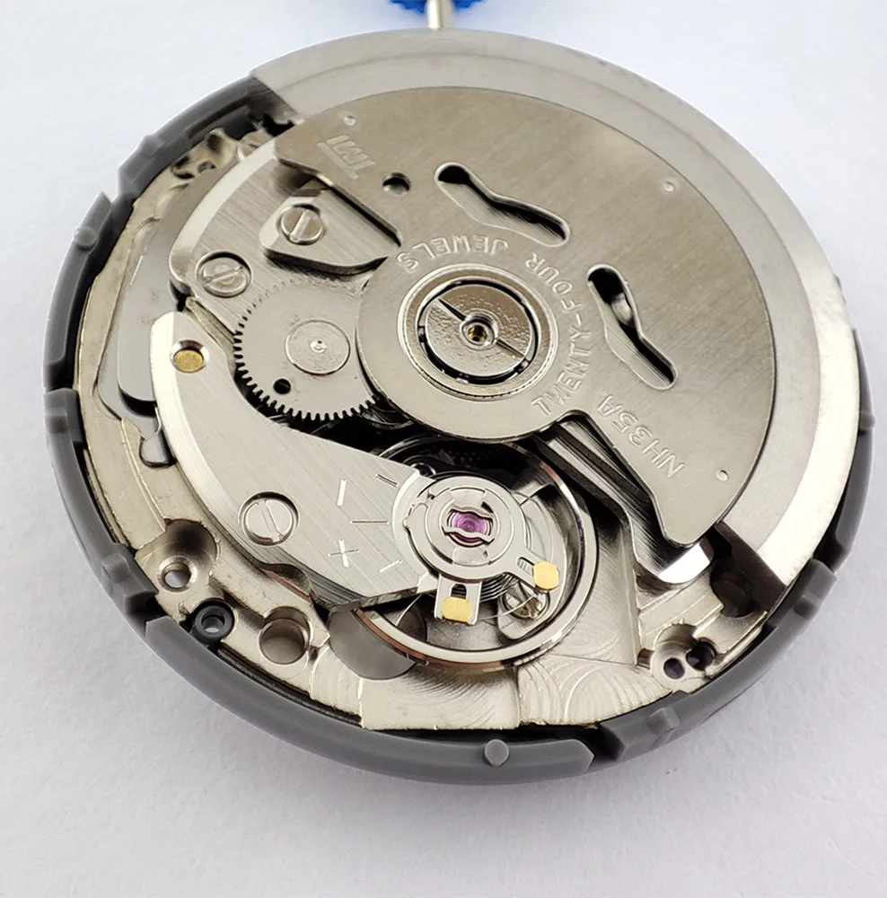 NH35 Mechanical Movement 9 o'clock Crown White Date Automatic Watch Movt Replace Kit High Accuracy Japan Original NH35 Movement