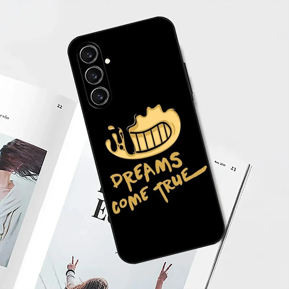 B-Bendy And The Ink Machines   Phone Case For Samsung Galaxy A13,21s,22,31,32,52,53,71,80,91 Black Soft Cover