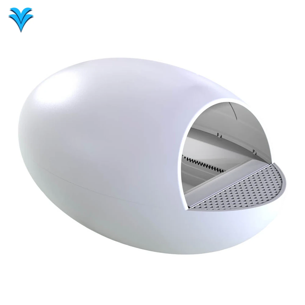 

The New Egg-shaped Full-automatic Intelligent Cat Box Cat Egg Closed Cat Box