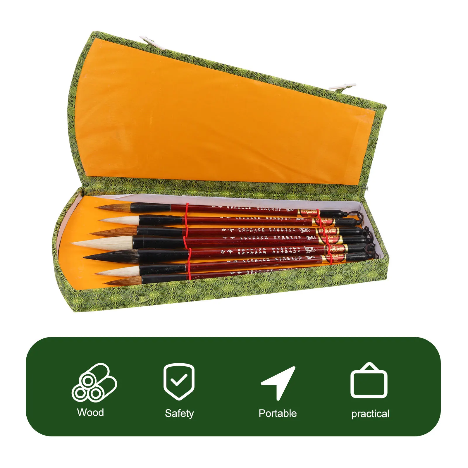 

1 set 1 Set Of Calligraphy Brush Pen Kit Portable Watercolor Brush For Beginners Smooth Writing Art Tool Multi-Function Painting
