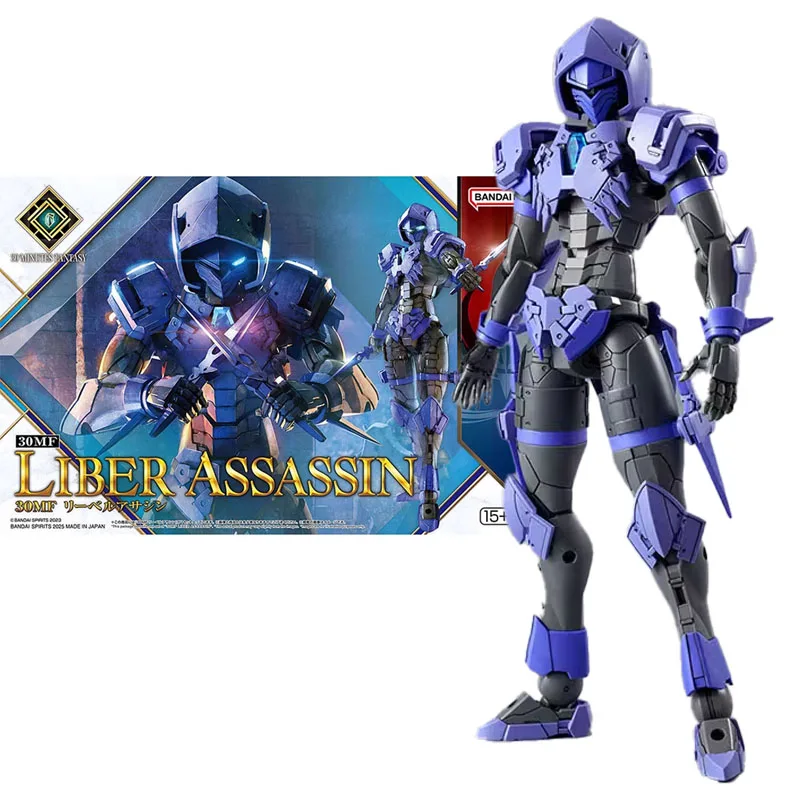 

Bandai оригинальный 30MF 30ML 1/144 аниме LIBER ASSASSIN nyangoア איシ сборный комплект модели, экшн-фигурки, игрушки для детей, коллекционный подарок