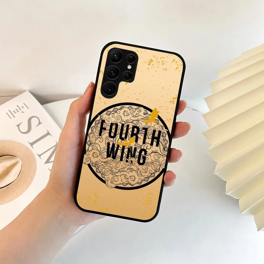 Novel F-Fourth Wing Gordon Phone Case For Samsung Galaxy S24 S21 10 Plus S22 S23 S30 Note 20 Lite FE Ultra Shell