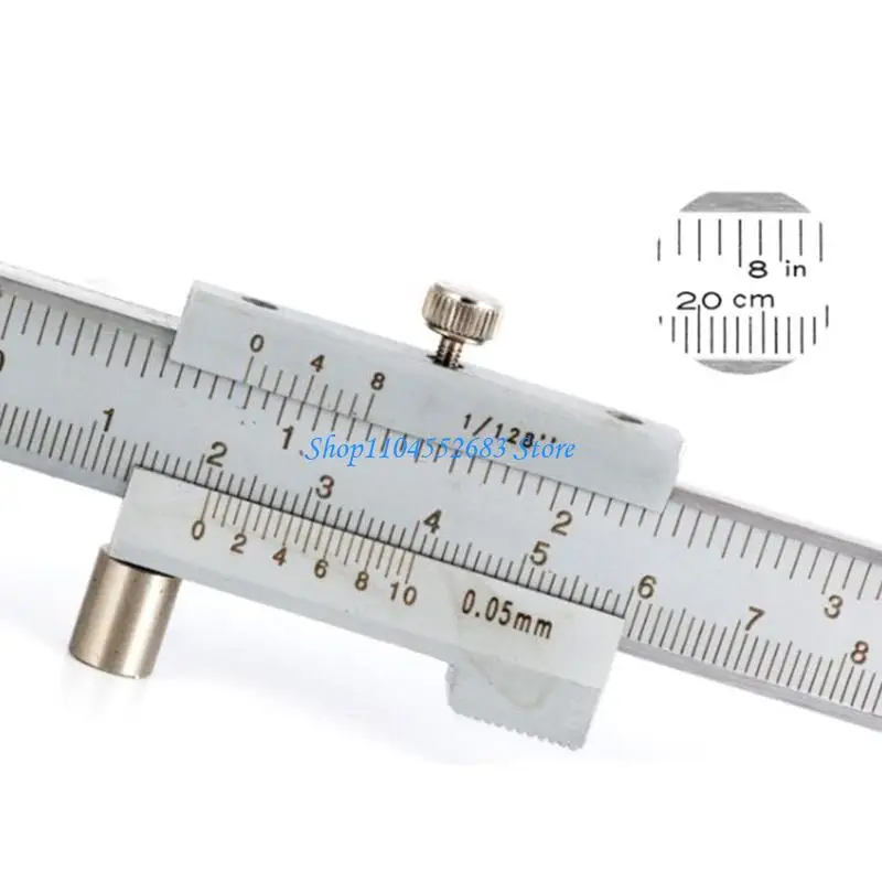 

Metal Metal Verniers CALIPERS 8 дюймов 200 мм из нержавеющей стали с гравировками для написания железного дерева и других