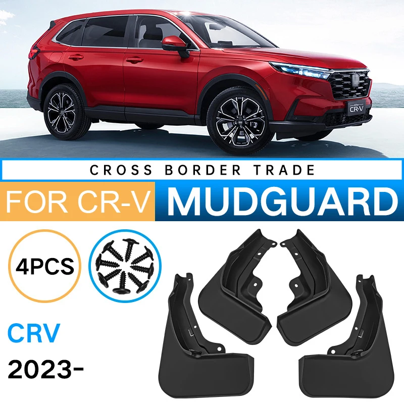 

For Honda CRV EV Mudguards Car Accessories Front Rear Fender Protector Mud Flap Scuff Plate Auto Splash Styling 2022 2023 2024