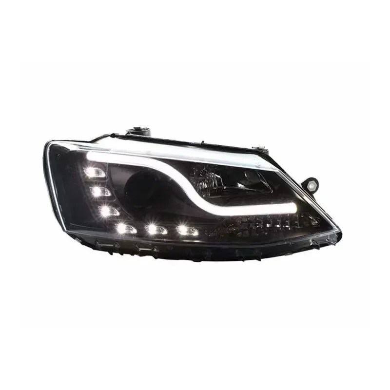 For Jetta Headlight Lamp 2012-2018MK6 LED Projector Lens Animation Dynamic Signal Headlight Drl Auto Parts