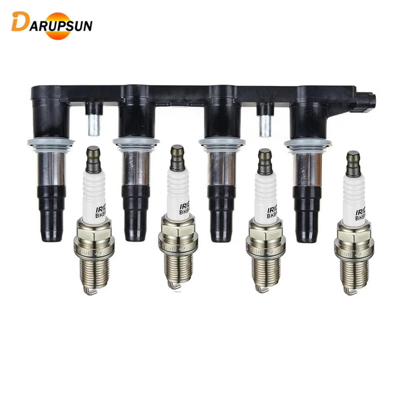 

DARUPSUN 1x Ignition Coils +4x Spark Plugs 55561655 For Chevrolet Sonic 1.8L 2012-2018