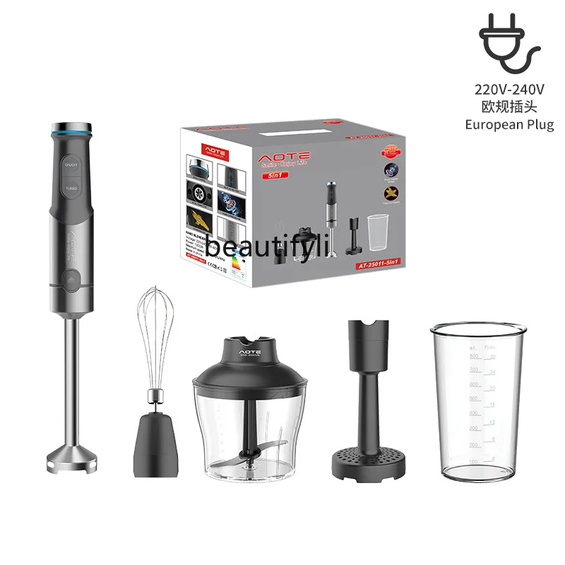 5-In-1 Household Handheld Mixer Multifunctional Food Cooking Stick Supplementary Food Cooking Machine