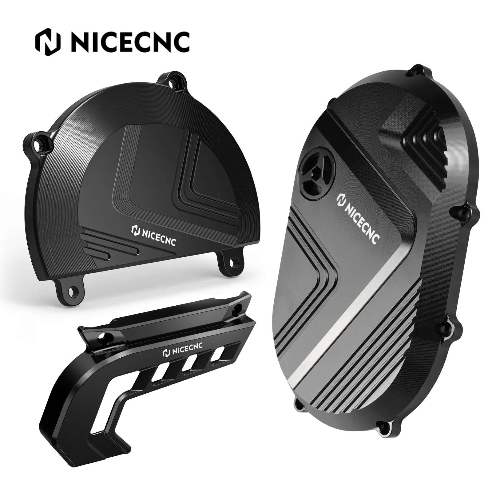 AliExpress NICECNC Left Right Motor Cover & Sprocket Cover Chain Guard For Stark Varg EX For Stark Varg MX 2024-2025 Electric Dirt Bike
