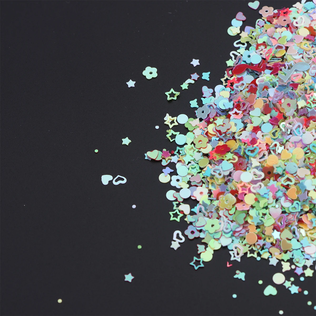 Vibrant Glitter Sequins For Embellishing Crafts And Party Decorations With Easy Use