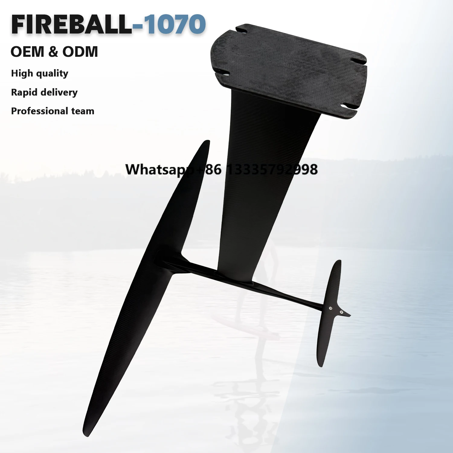 

Fireball 1070 Ultra High Mod Carbon Hydrofoil Wing Riders Demanding Extreme Precision and Speed Stability at Full Tilt Surfing
