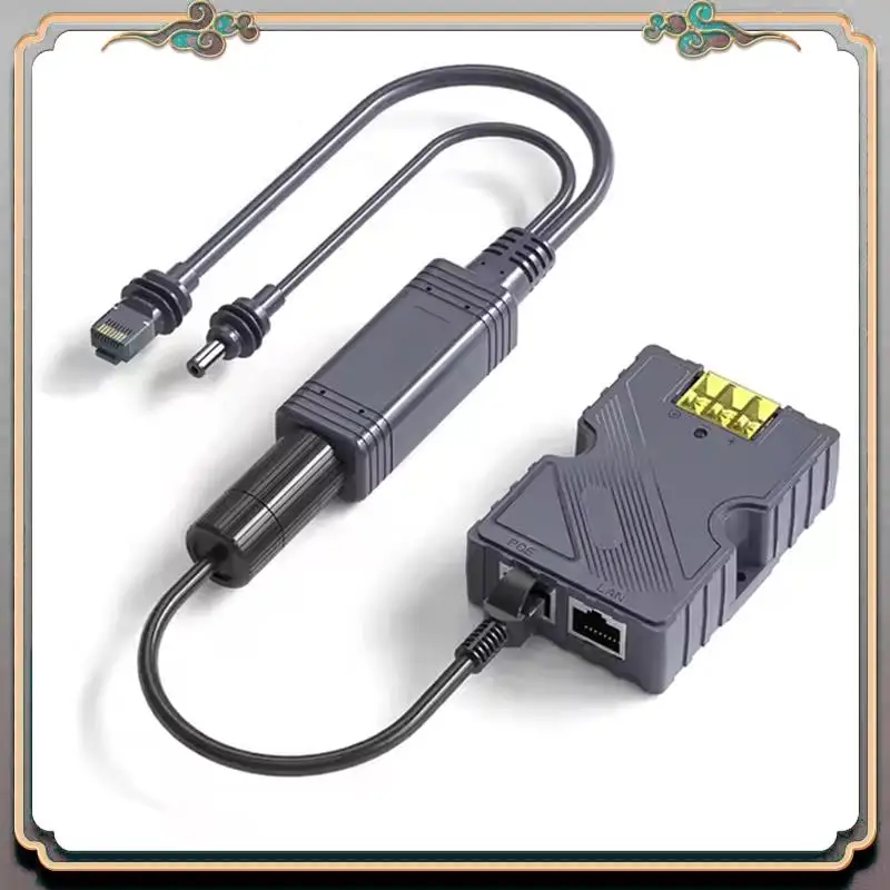 A46M-For Starlink Mini Splitter Poe Injector-150W Gige Passive ABS Surge & ESD Protection Vith High-Speed Netvork