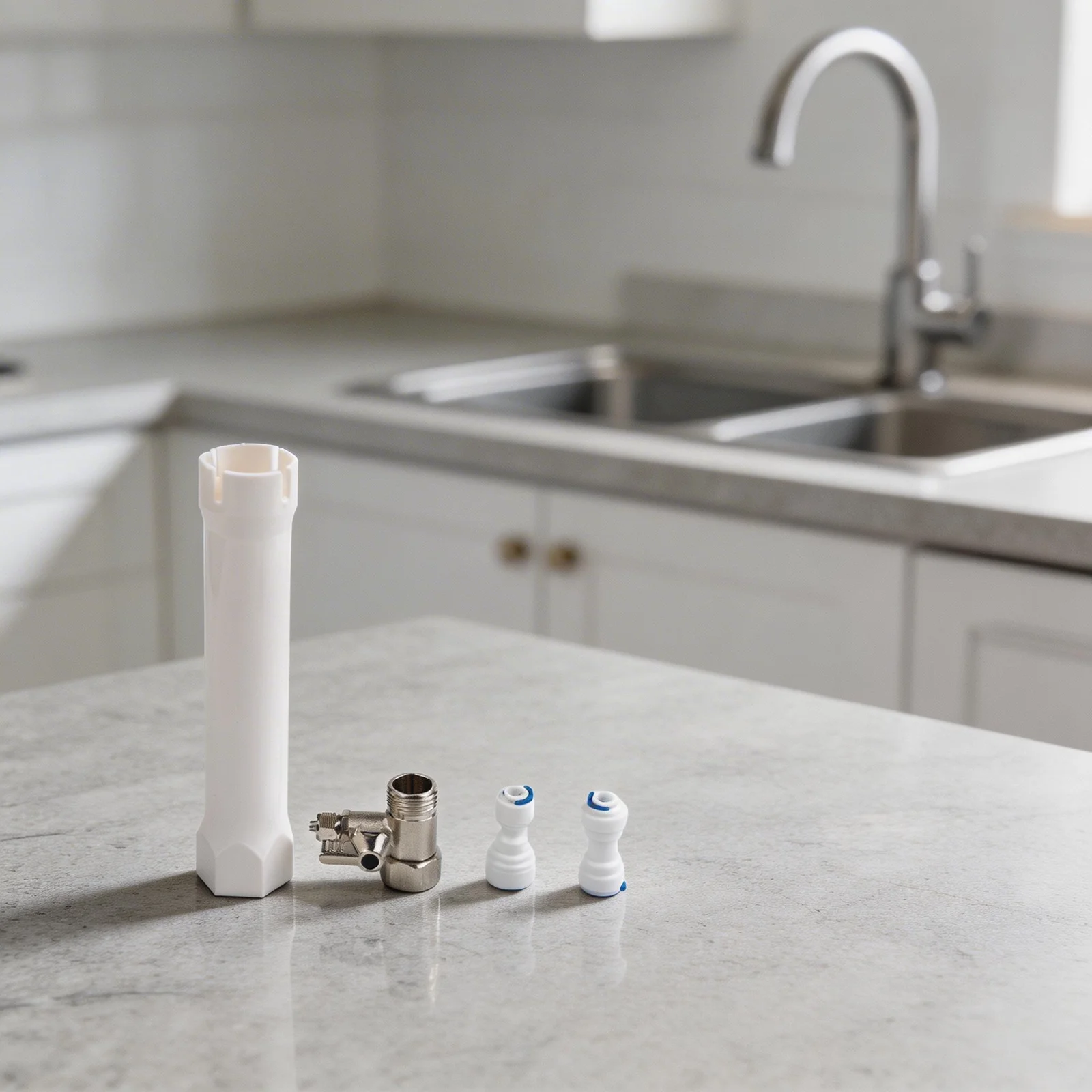 Stainless Steel One Way Tap with 360 Swivel Functionality for eSpring Filter Systems and Related  Stainless Steel