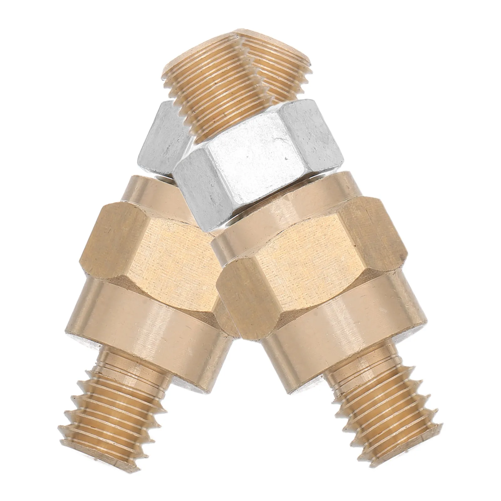 

2Pcs Brass Battery Side Post Extender Terminal Bolt Adapter for Car Auto Parts - High Conductivity Corrosion Resistant Side Post