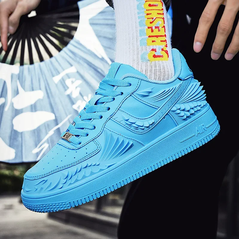 المألوف حجم كبير الرجال أحذية رياضية غير رسمية 2021 الخريف/الشتاء العصرية منخفضة أعلى أحذية بيضاء تنفس المطاط تسولي