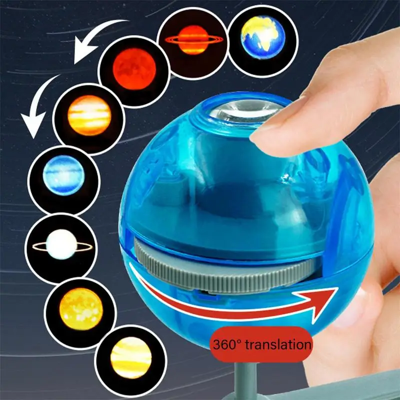 Solar System Model Motorized Solar System Toy Solar System Planetary Model Nine Planets Projector Toys For Parent-child