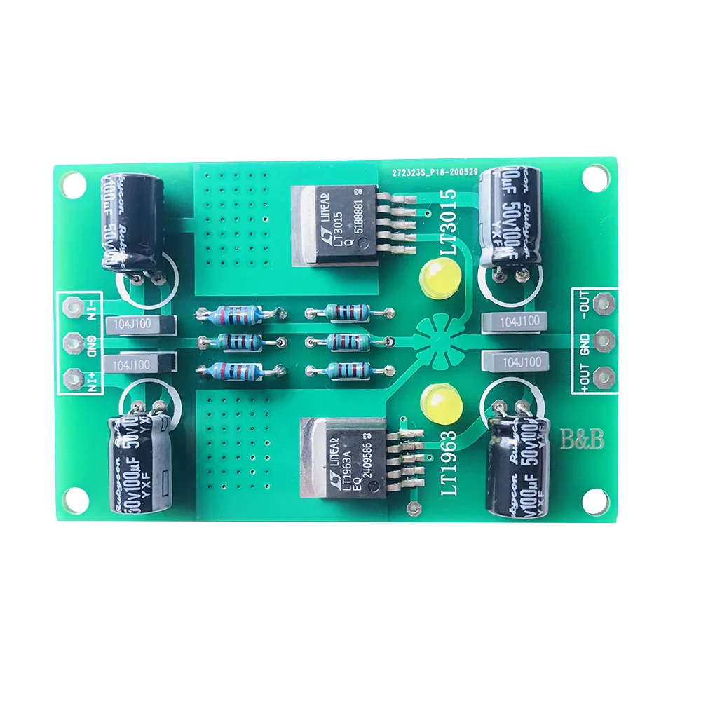 

Nvarcher LT1963A LT3015, положительное и отрицательное напряжение