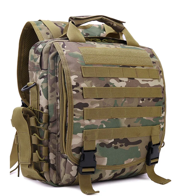 Outdoor Tactical Camouflage Backpack 10L Capacity Multifunctional Shoulder Bag Computer Knapsack Sports Hiking Waist Bag Mochila