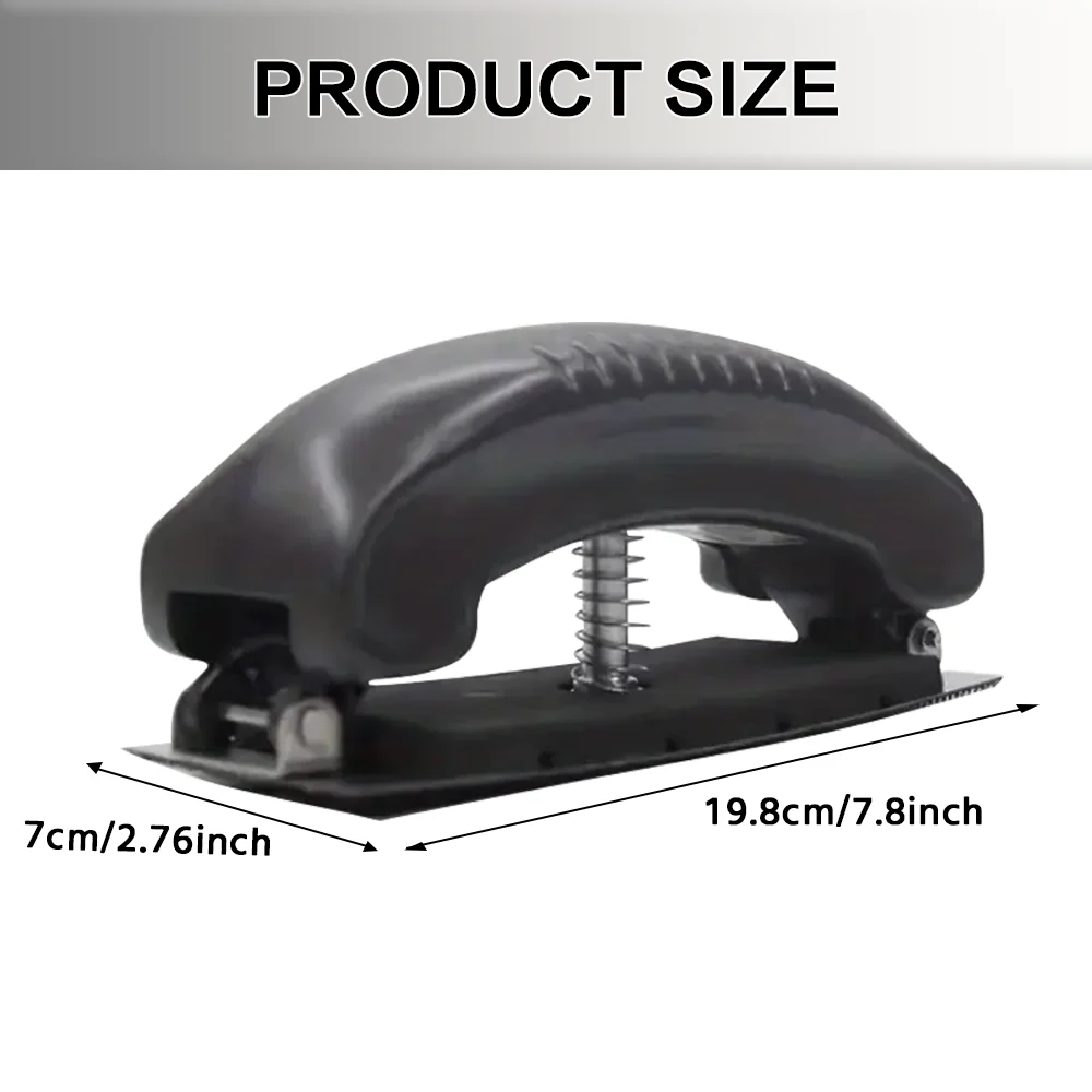 Adjustable Curved Dry Grinding Tool, Handheld Curved Grinding Plate, Spring Hand Sanding Pad, For Grinding Car Body, Paint, Wood