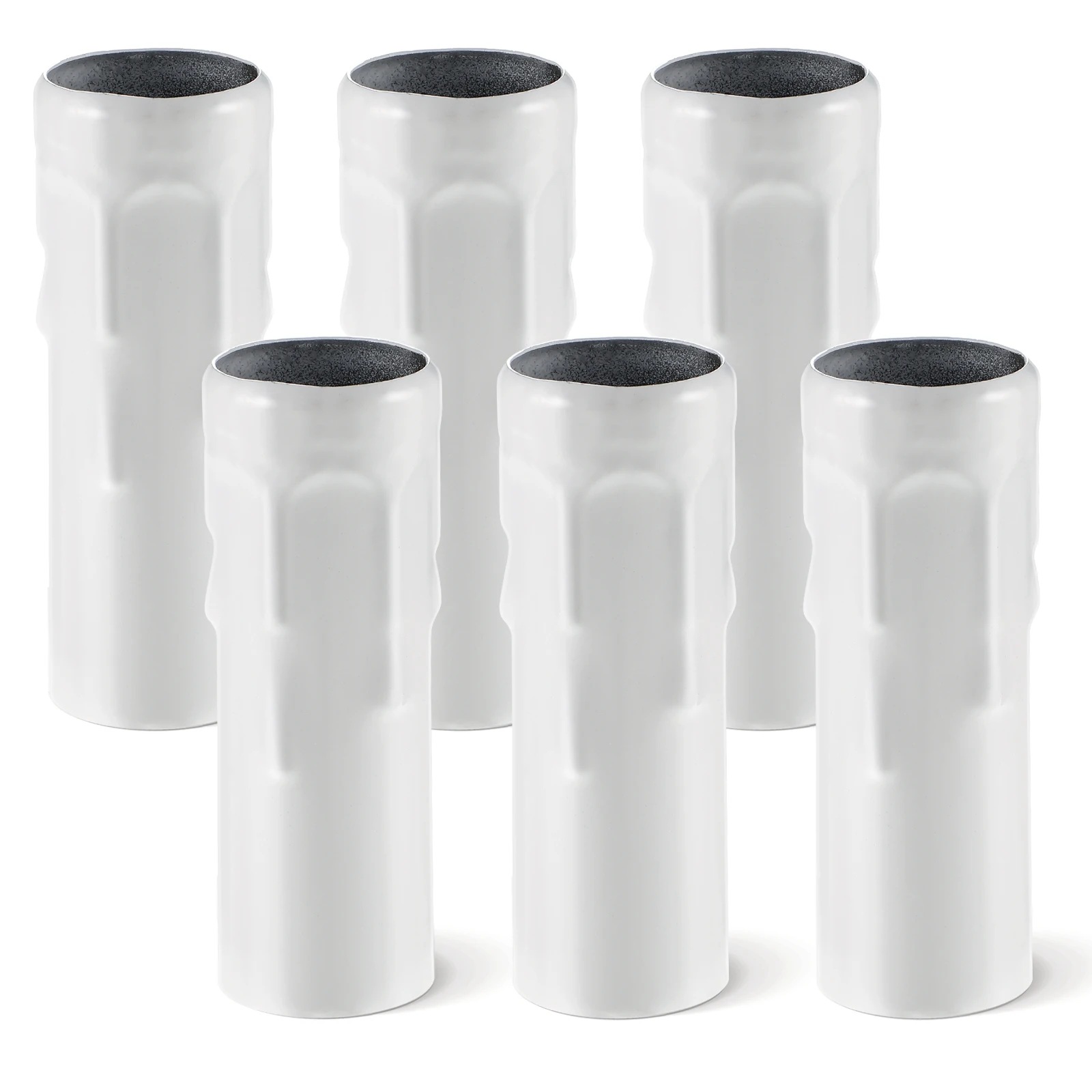 

6Pcs Crystal Chandelier Sleeves Realistic Dripping Wax Effect Iron Tubes for Chandelier Lamp Holder Decor Light Fittings