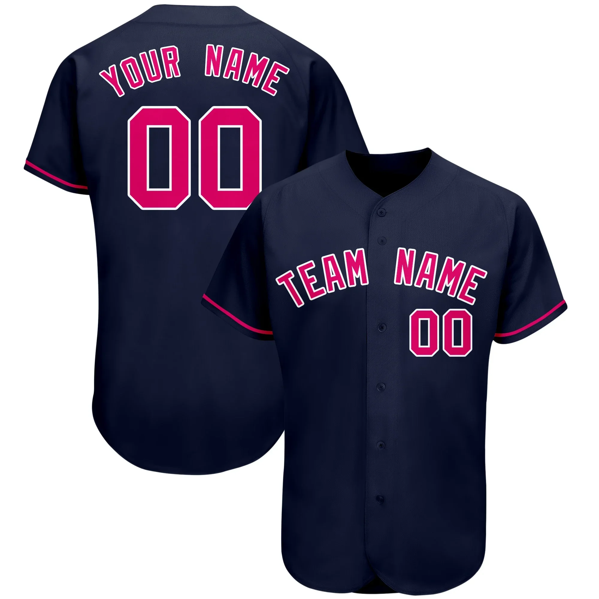 Custom Baseball Jersey Full Sublimated Team Name/Numbers Make Your Own Breathable Soft Mesh Tee Shirts Outdoors Game/Party