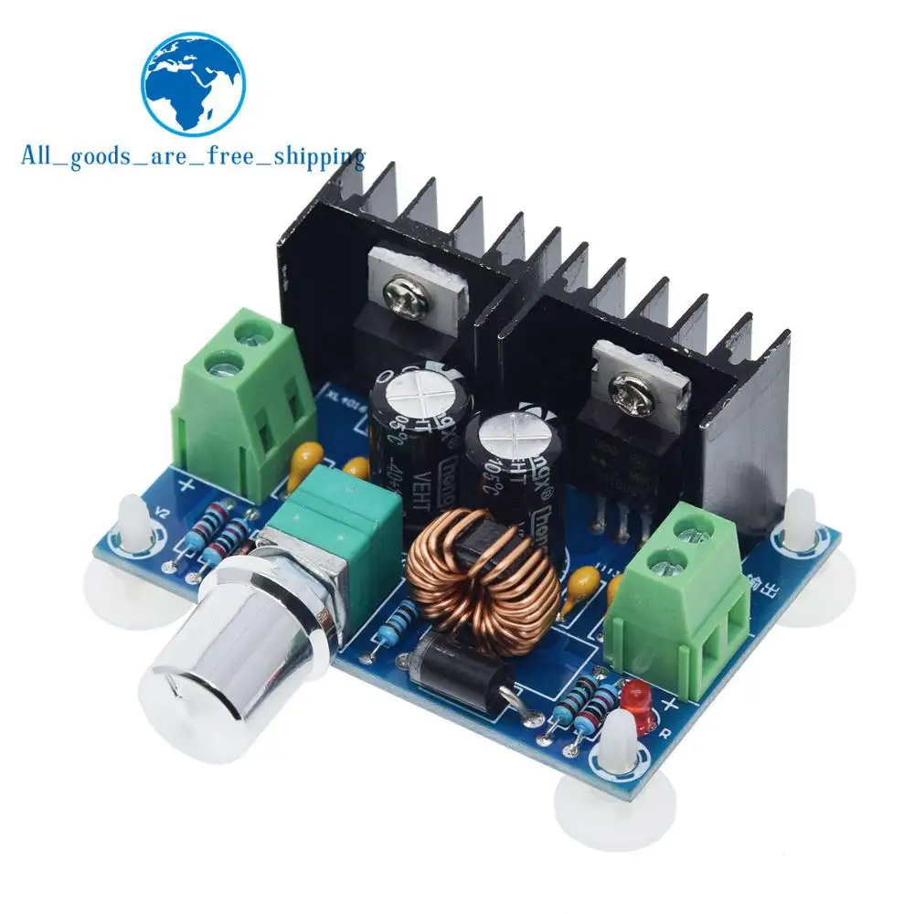 TZT XH-M401 DC-DC Step Down Buck Converter Power Supply Module XL4016E1 PWM Adjustable 4-40V To 1.25-36V Step Down Board 8A 200W image 6